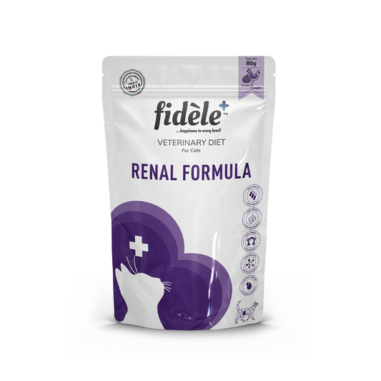 FIDELE+ RENAL WET POUCH FOR CATS 80 GMS